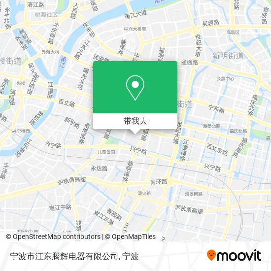宁波市江东腾辉电器有限公司地图