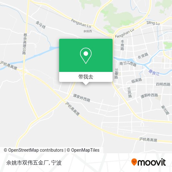 余姚市双伟五金厂地图