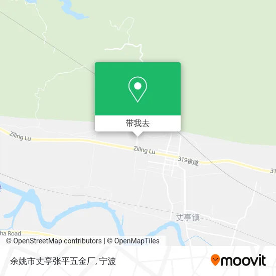 余姚市丈亭张平五金厂地图