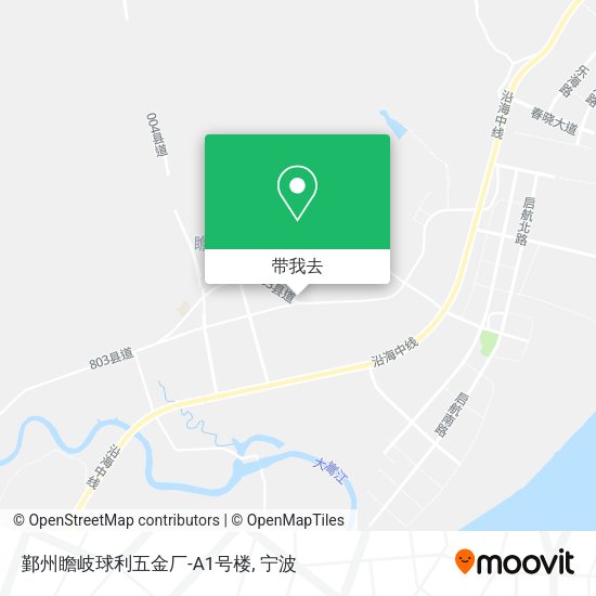 鄞州瞻岐球利五金厂-A1号楼地图
