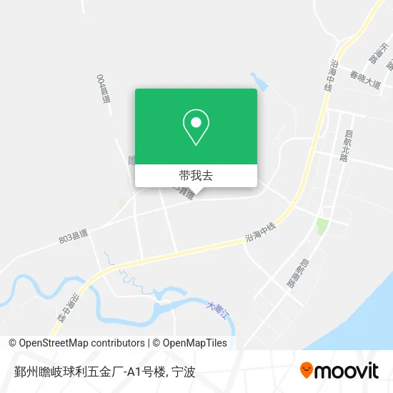 鄞州瞻岐球利五金厂-A1号楼地图