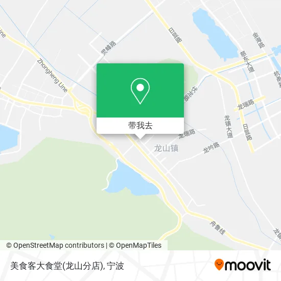 美食客大食堂(龙山分店)地图