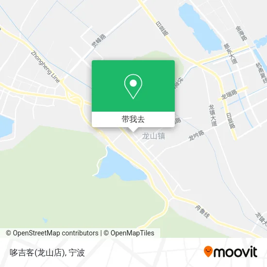 哆吉客(龙山店)地图