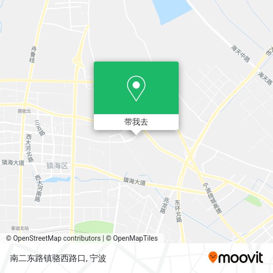 南二东路镇骆西路口地图