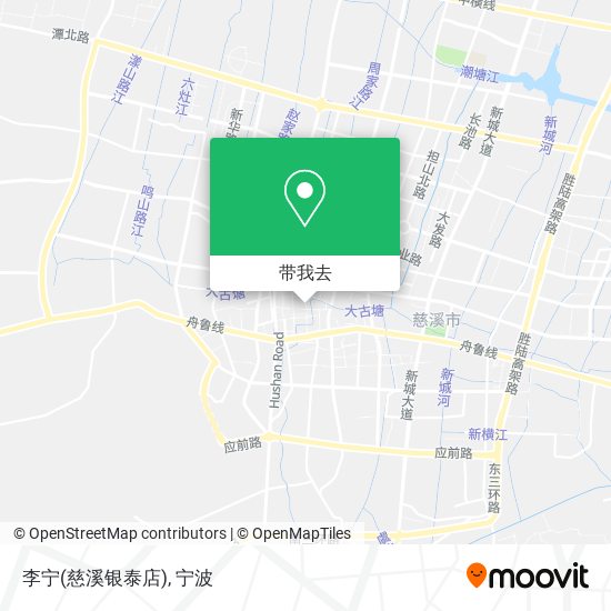 李宁(慈溪银泰店)地图