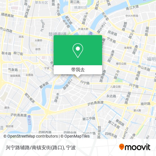 兴宁路辅路/南镇安街(路口)地图