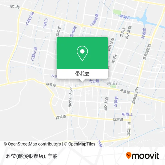 雅莹(慈溪银泰店)地图