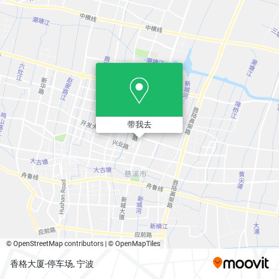 香格大厦-停车场地图