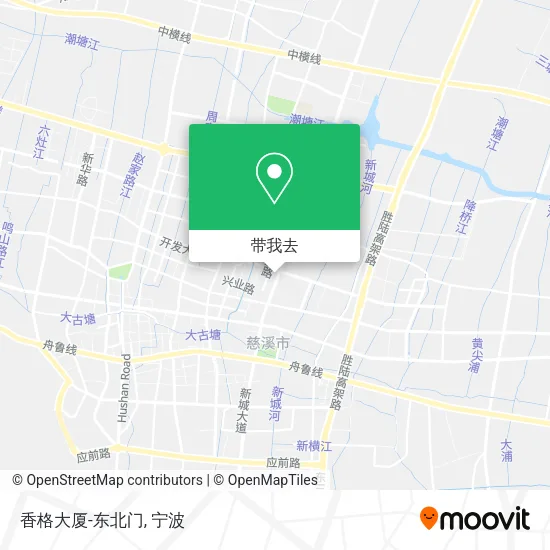 香格大厦-东北门地图