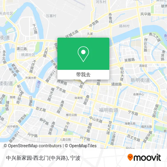 中兴新家园-西北门(中兴路)地图