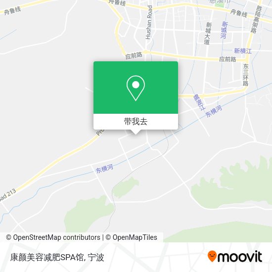 康颜美容减肥SPA馆地图