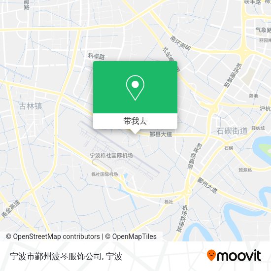 宁波市鄞州波琴服饰公司地图