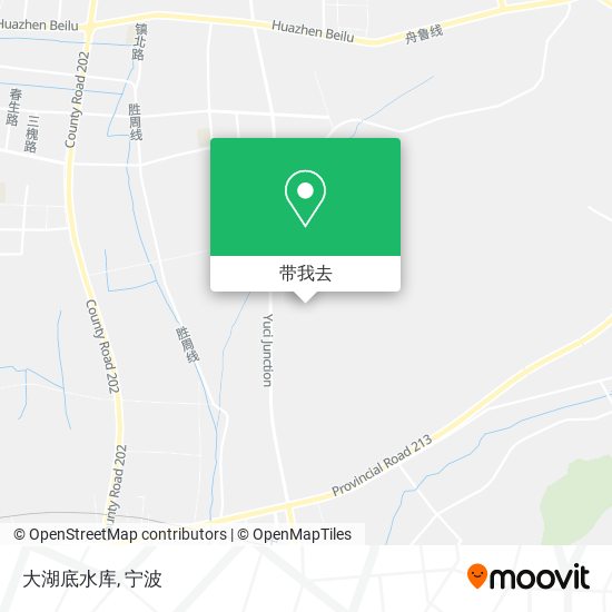 大湖底水库地图