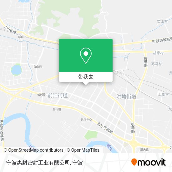 宁波惠封密封工业有限公司地图