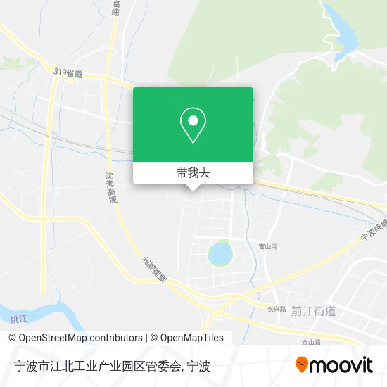 宁波市江北工业产业园区管委会地图