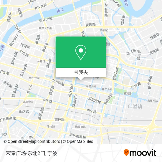 宏泰广场-东北2门地图