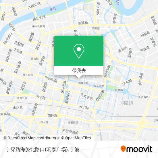 宁穿路海晏北路口(宏泰广场)地图
