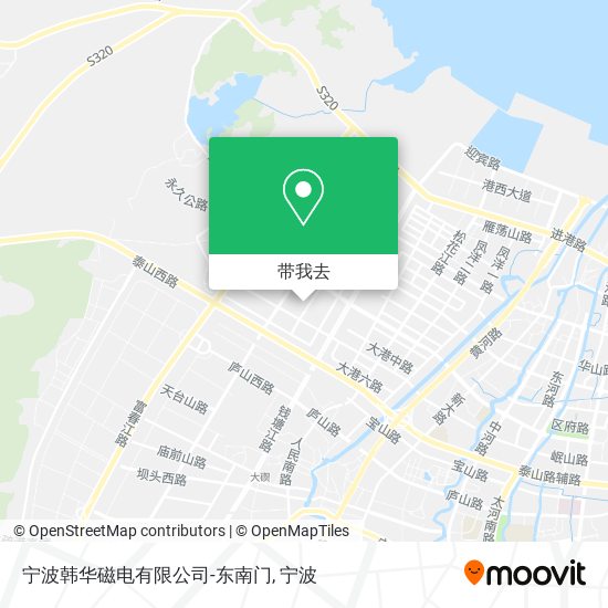 宁波韩华磁电有限公司-东南门地图