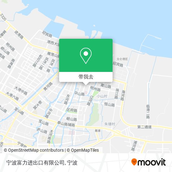 宁波富力进出口有限公司地图