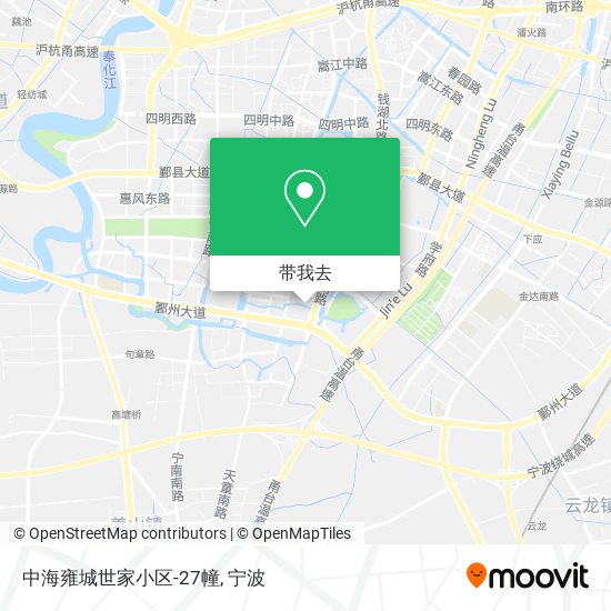 中海雍城世家小区-27幢地图