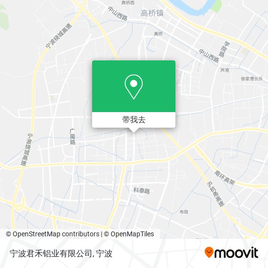宁波君禾铝业有限公司地图