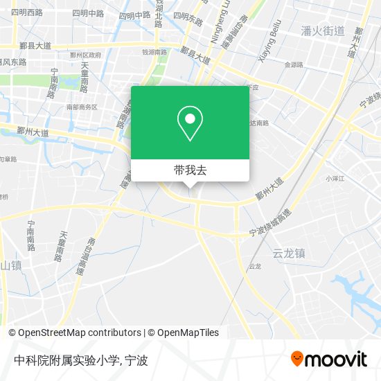 中科院附属实验小学地图