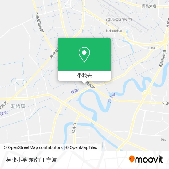 横涨小学-东南门地图