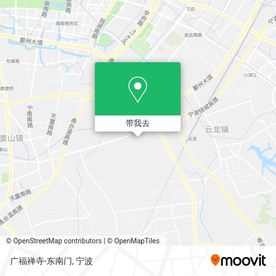 广福禅寺-东南门地图