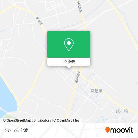 沿江路地图