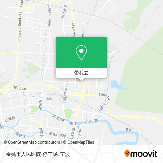 余姚市人民医院-停车场地图