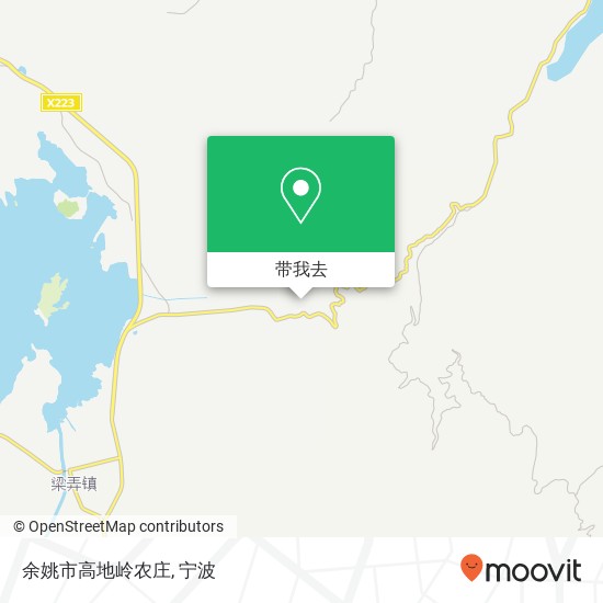 余姚市高地岭农庄地图