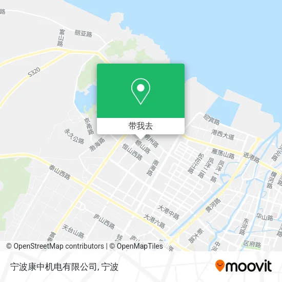 宁波康中机电有限公司地图