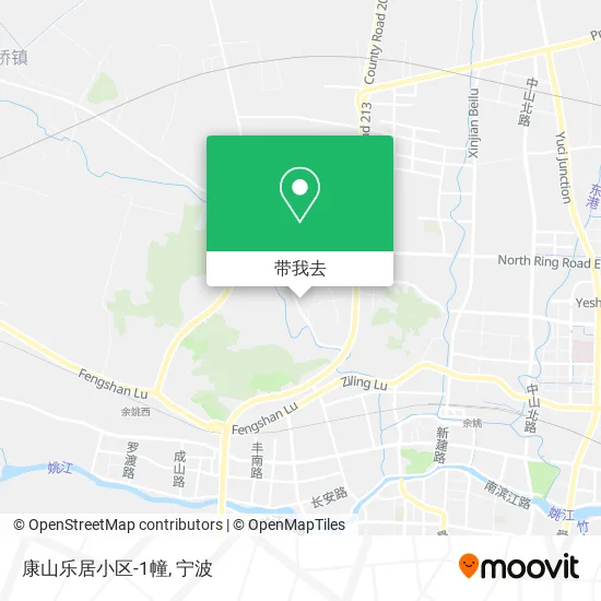 康山乐居小区-1幢地图