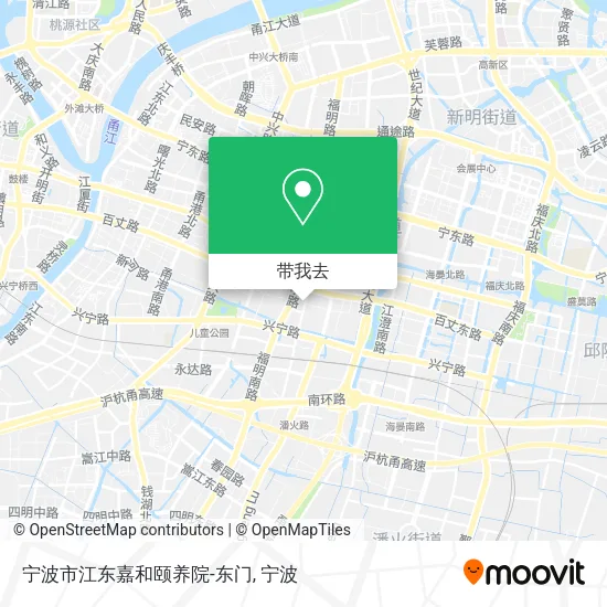 宁波市江东嘉和颐养院-东门地图