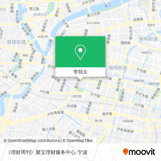《理财周刊》聚宝理财服务中心地图
