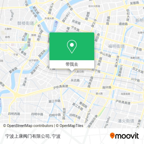 宁波上康阀门有限公司地图