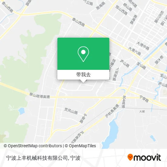 宁波上丰机械科技有限公司地图