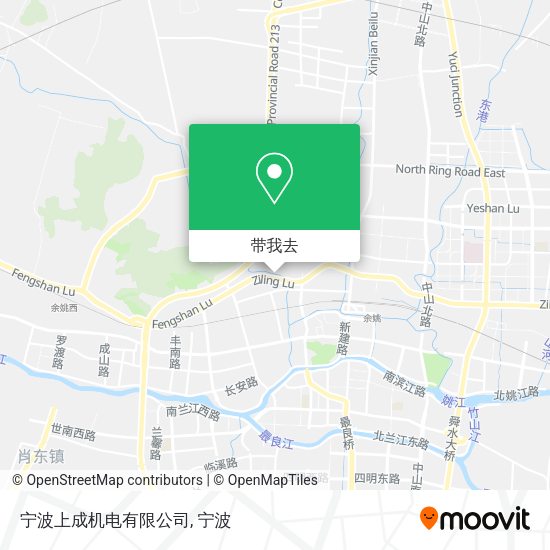 宁波上成机电有限公司地图