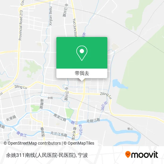 余姚311南线(人民医院-民医院)地图