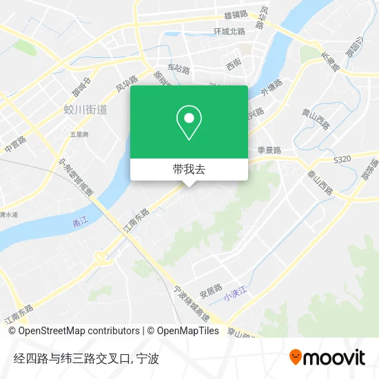 经四路与纬三路交叉口地图
