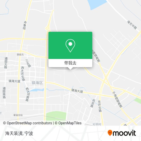 海天装潢地图