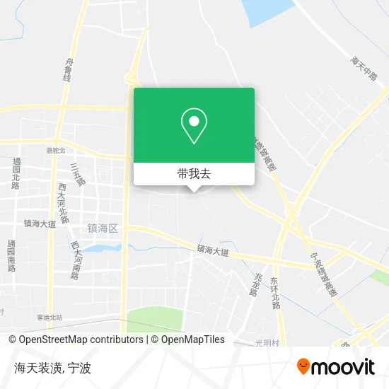 海天装潢地图