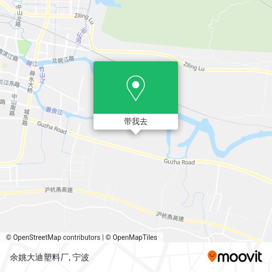 余姚大迪塑料厂地图