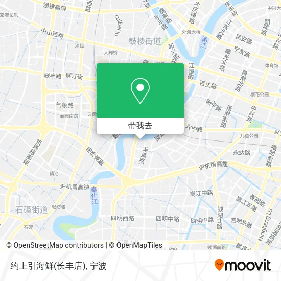 约上引海鲜(长丰店)地图