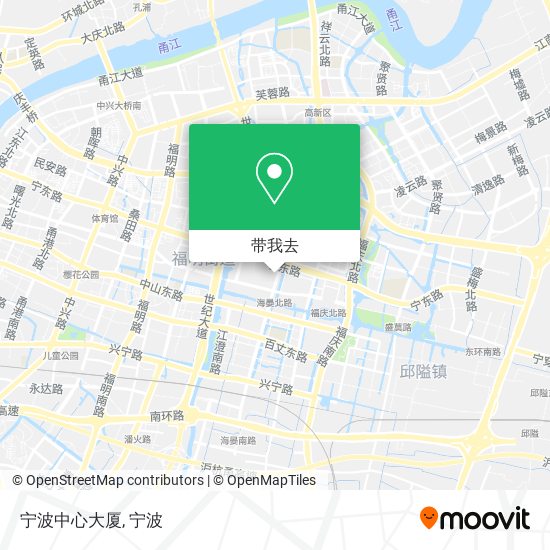 宁波中心大厦地图