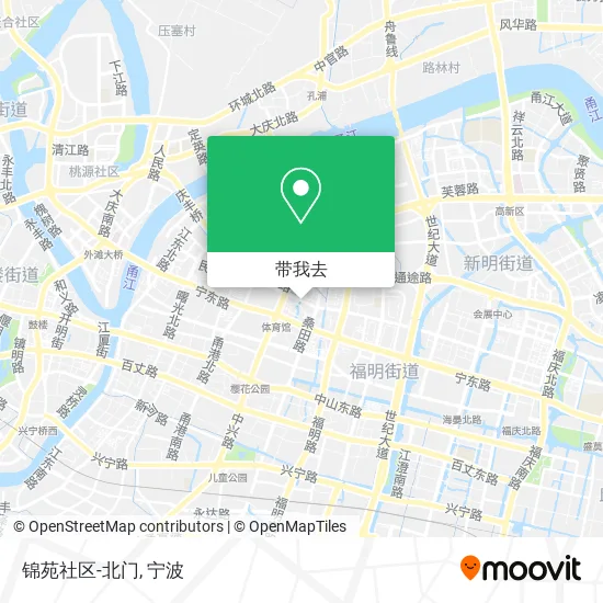 锦苑社区-北门地图