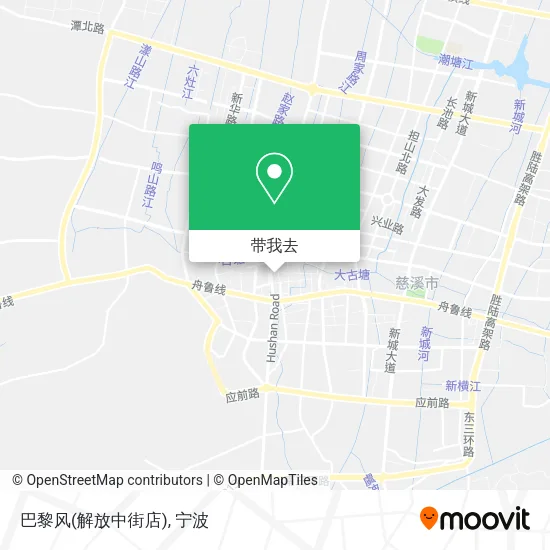 巴黎风(解放中街店)地图