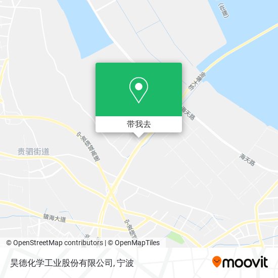 昊德化学工业股份有限公司地图