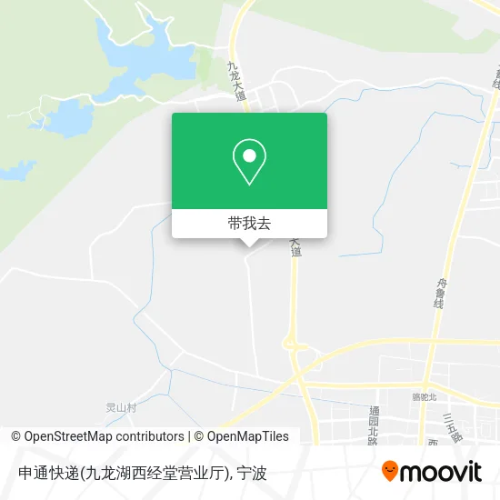 申通快递(九龙湖西经堂营业厅)地图