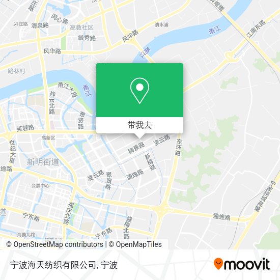 宁波海天纺织有限公司地图